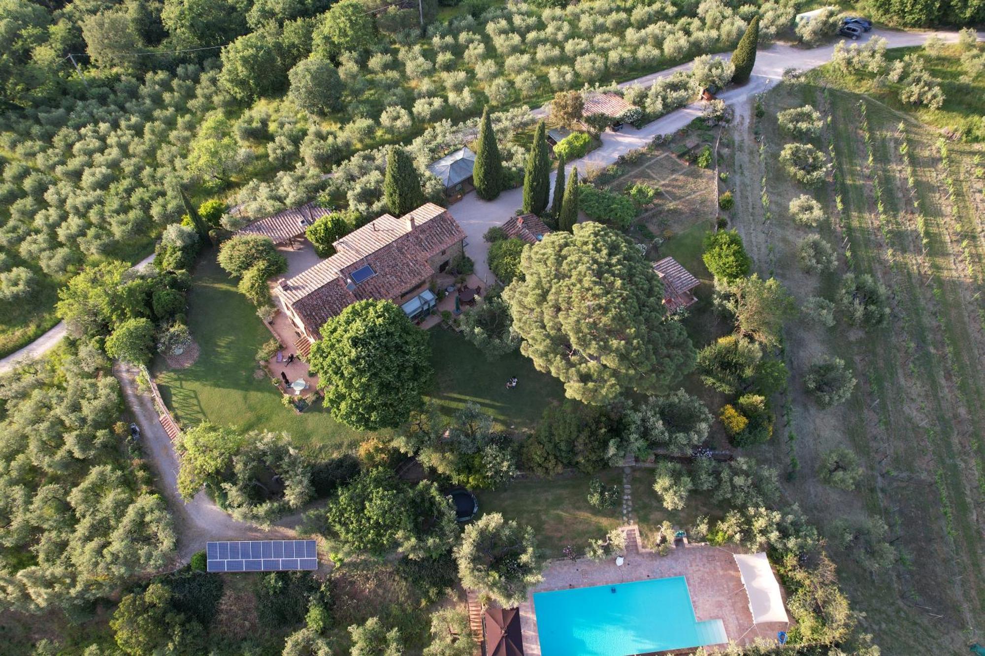 Fontanaro Farm And Culinary School Villa Paciano Kültér fotó